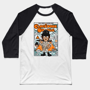 Alex Delarge Pop Cultur Baseball T-Shirt